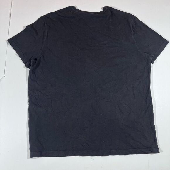 Michael Kors Graphic Spell Out Graphic Black Short Sleeve T-Shirt Men's Large - Picture 2 of 4